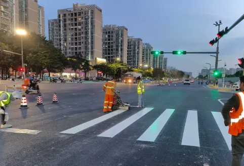 道路划线 停车位划线